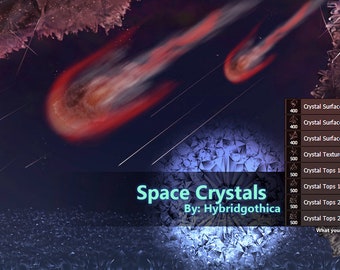 Space Crystals | Photoshop Brushes | Creative