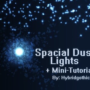 Rymliga dammljus + mini-handledning | Photoshop-penslar | Kreativitet