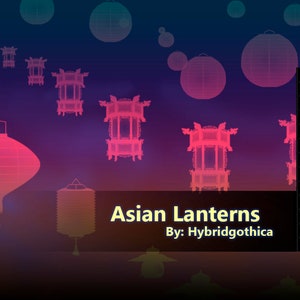 Asian Lanterns | Photoshop Brushes | Creative