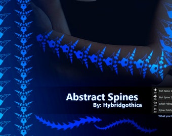 Abstract Spines | Photoshop Brushes | Creative