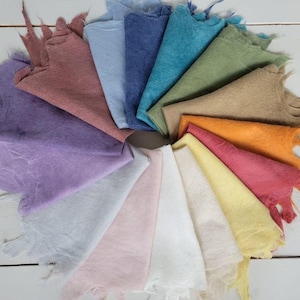 Merino Silk Felted Layer with Organic Look, Newborn Photography Props , Felted layers, Merino Wraps, variety of colors