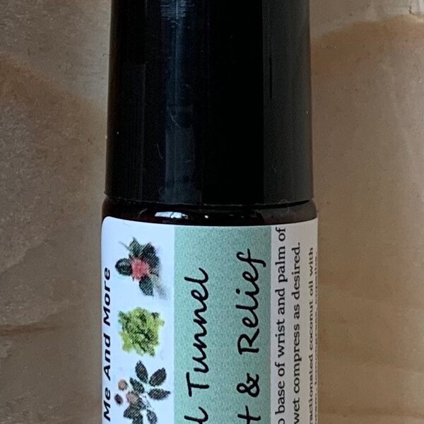 CARPAL TUNNEL SUPPORT Essential Oil Blend Rollerball Roll On Ready-To-Use