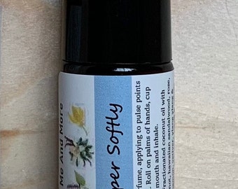 WHISPER SOFTLY Essential Oil Perfume Blend Roller Roll On Works with your chemistry! Organic and Natural!