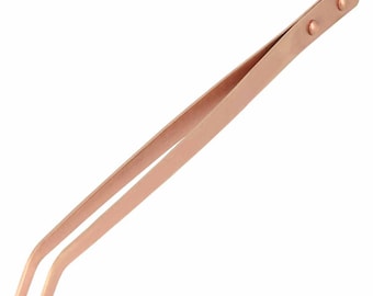 9" Curved Beadsmith Copper Tongs for Pickle, Sold Individually