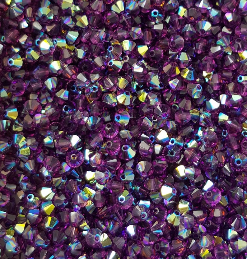 4mm bicone crystal beads