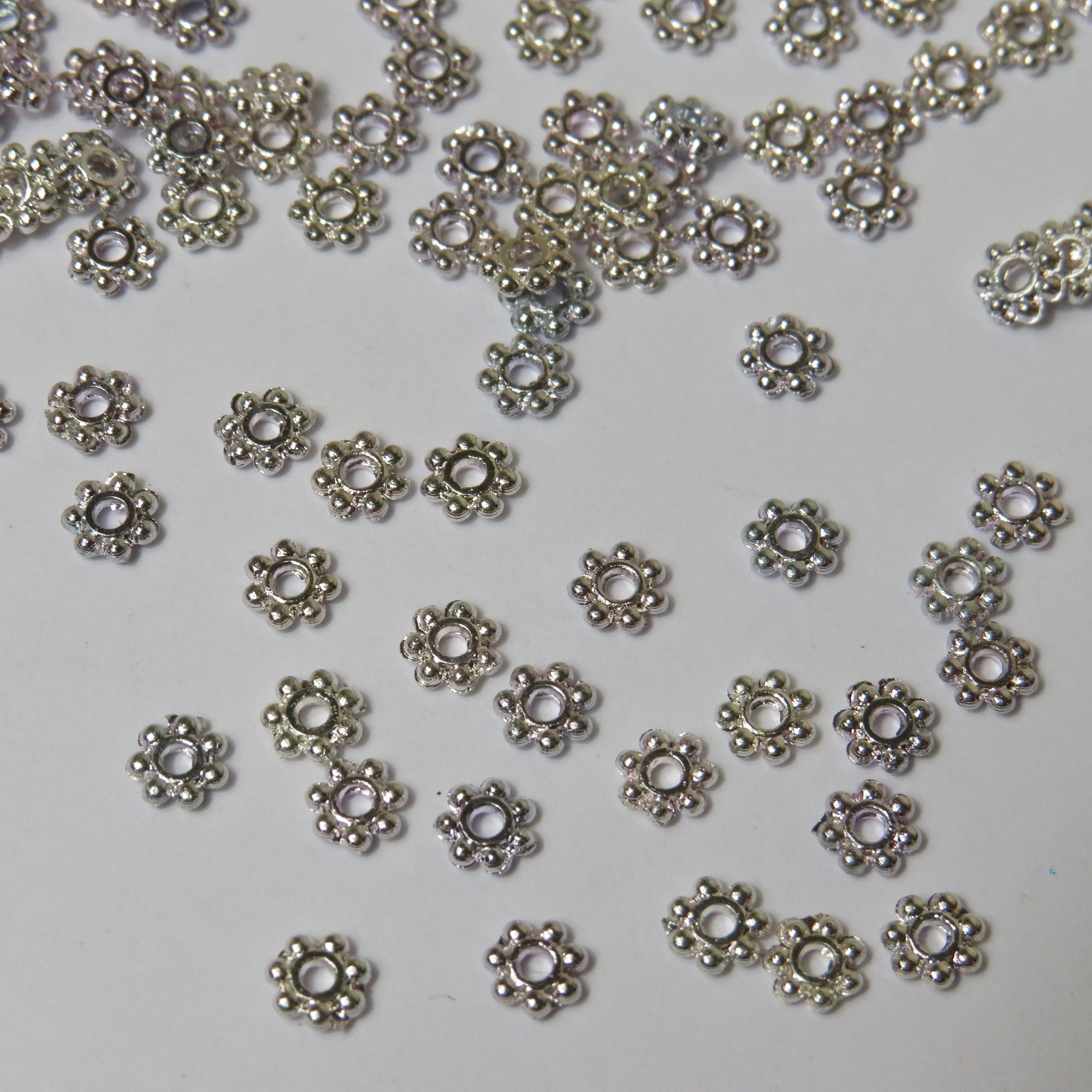 Perline Di Bali In Argento Sterling Ossidato: Accessori Per - Foto 5