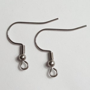 Hypoallergenic Surgical 316L Stainless Steel French Hook Earrings, Fish  Hook Earring Wires - Gold - SEE COUPON