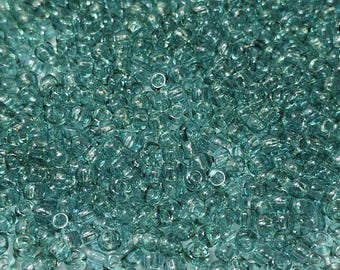 6/0 Seafoam Luster #6-92445 Miyuki Glass Seed Beads, 20 Grams