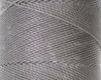 1mm Dark Gray Brazilian Waxed Twisted Knot-It Cord, 144 Metres