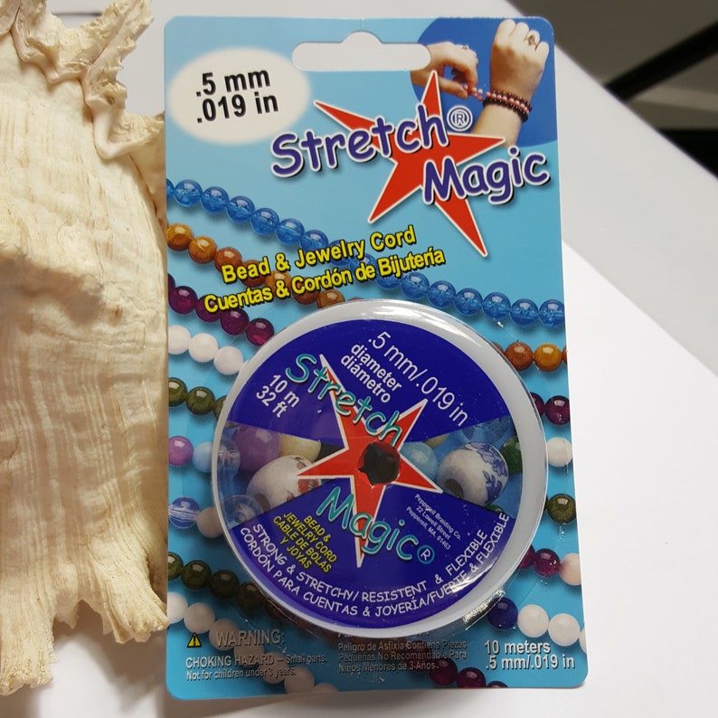 Stretch Magic .5mm/.019in 10 Metres 32.8ft Select Black Etsy