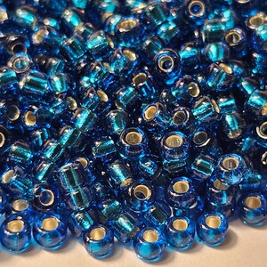 11-149FR, Miyuki 22g Tr Matte Capri Blue AB 11-149FR, Miyuki 22g Tr Matte Capri Blue AB