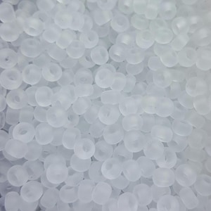 11-131F, Miyuki 22g Matte Tr Crystal 11-131F, Miyuki 22g Matte Tr Crystal