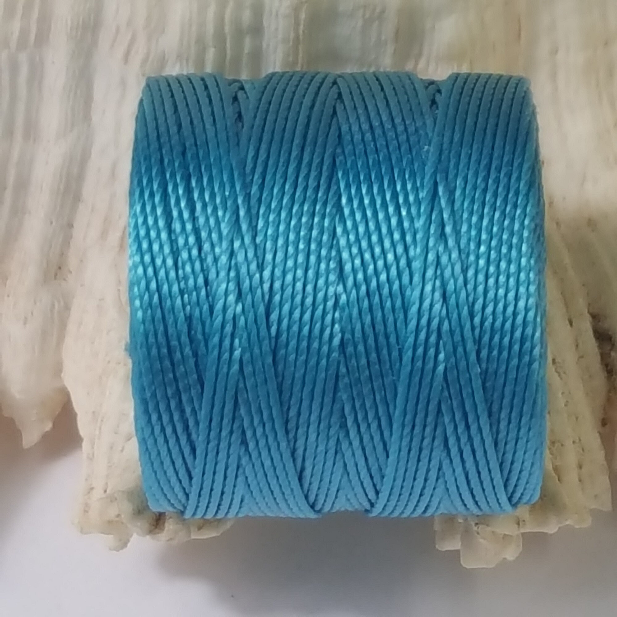 Superlon slon TEX210 Bead Cord 77 Yard Spool Nile Blue Etsy UK