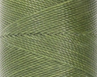 1mm Brazilian Waxed Twisted Knot-It Cord, Olive - 144 Meters