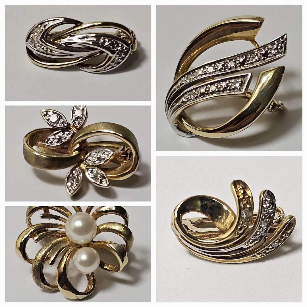 Solid 9ct Yellow Gold Pearl Connector/enhancer, Sold Individually ...