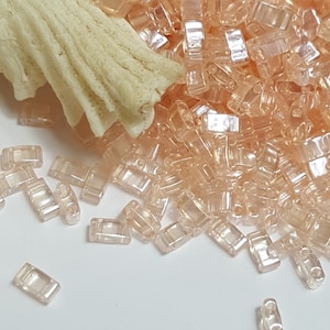 Miyuki Tila Half Cut 5mm Perle - Light Rose #TLH365 - 10 Gramm
