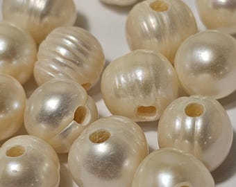 Large Hole 9-10mm Freshwater Potato Pearls, Select Colour and Amount