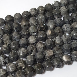 14x12mm Lantern Shape Labradorite Beads - 15.5&quot; Strand