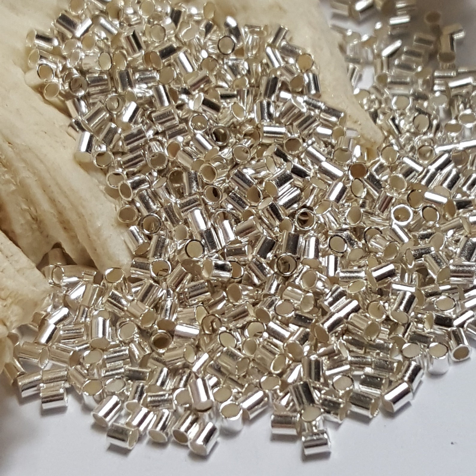 Sterling Silver Crimp Beads 2mm x 2mm Select 50 or 100 Pcs Etsy