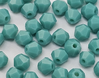 1*Lotto Stock Perle perline in vetro sfaccettato 4 X 3 mm color VER