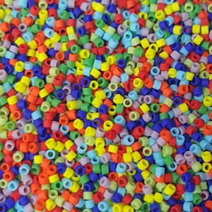 11/0 Delica Mix 1.6mm Seed Beads - Matte Rainbow DB-MIX42 - 10 Grams