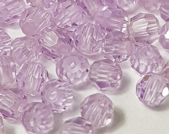 Cuentas de cristal redondas facetadas Swarovski de 3 mm (5000), violeta - Seleccione 20 o 50 piezas