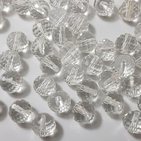 FAMLEAF 70 Perline Rotonde In Vetro Cristallo, 10 - Foto 3