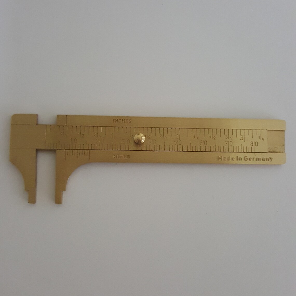 80mm Solid Brass Gauge Calipers Made in Germany Etsy