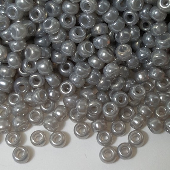 8/0 Miyuki Japanese Seed Beads Silver Grey Ceylon 0526 20 - Etsy
