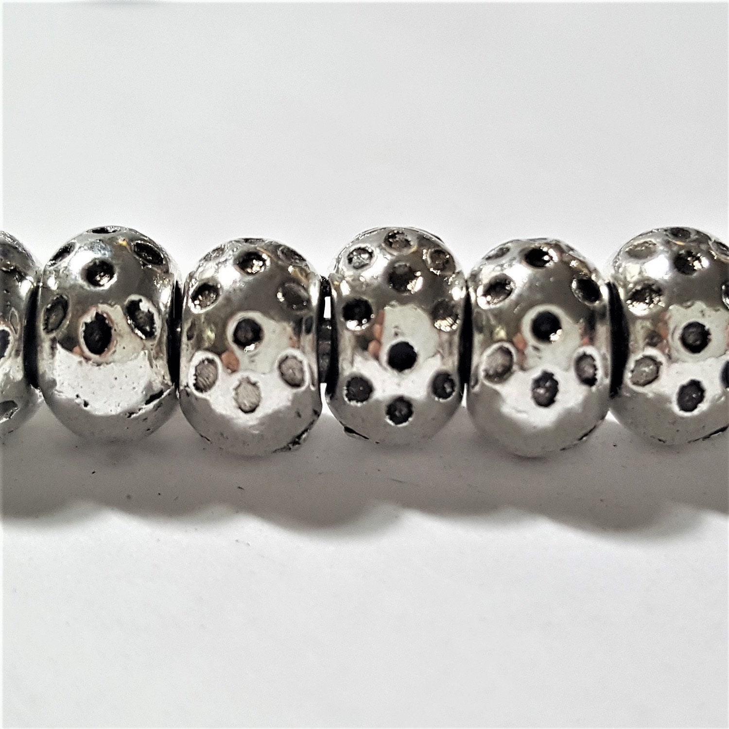 10 ~ 13mm Senza Cadmio &amp; Piombo Argento Antico Perline In Lega