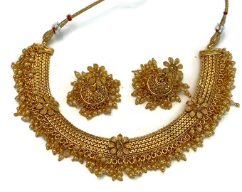 Ea e177  New Bollywood Designer Polki Earring Set Indian Party wear Jewelry.Surbhi