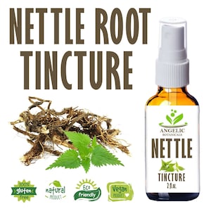 Nettle Root Tincture Extract ORGANIC for Prostate Testosterone Eczema Anemia 2oz