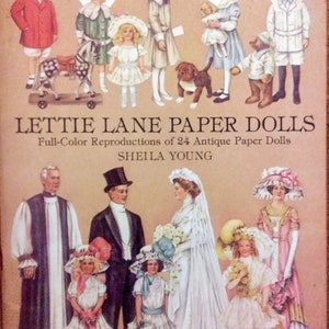 Lettie Lane Paper Dolls by Shelia Young- 1981 Dover Publications