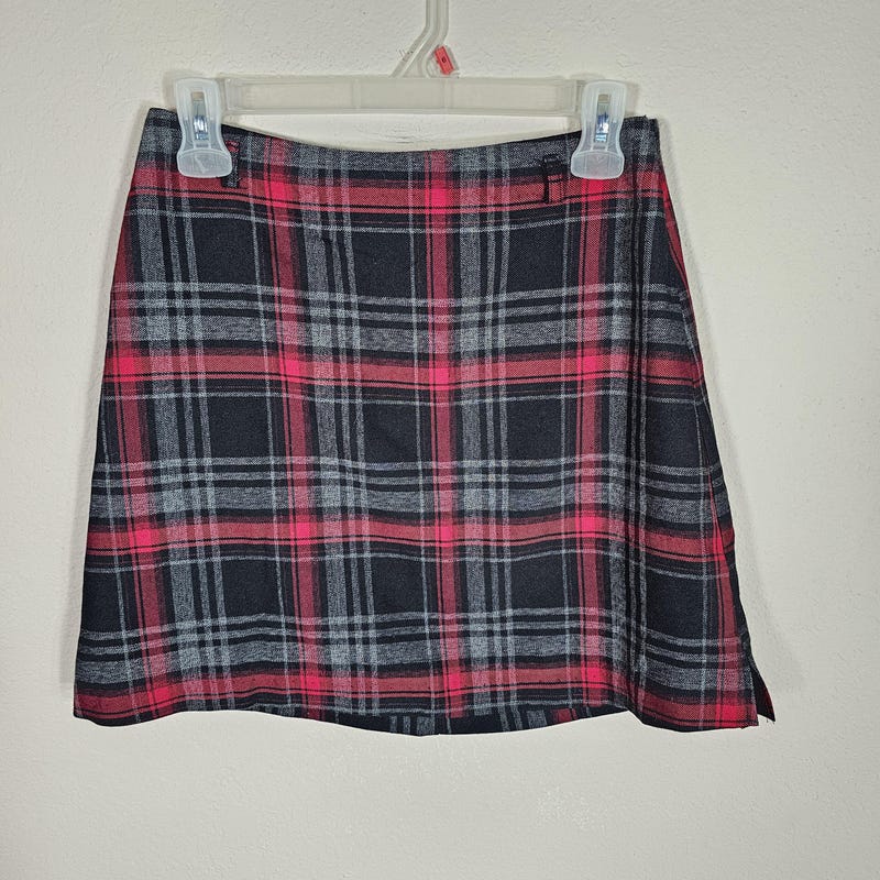 Vintage Punk Plaid Skirt