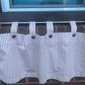Farmhouse Curtain | Tab Curtain| Cafe Curtain | Kitchen Curtain~
