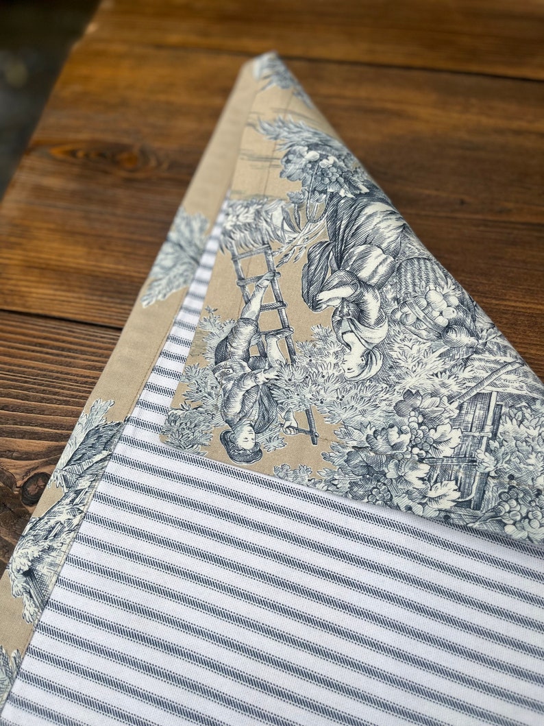 French Country Placemats Farmhouse Placemat Hanukkah Etsy