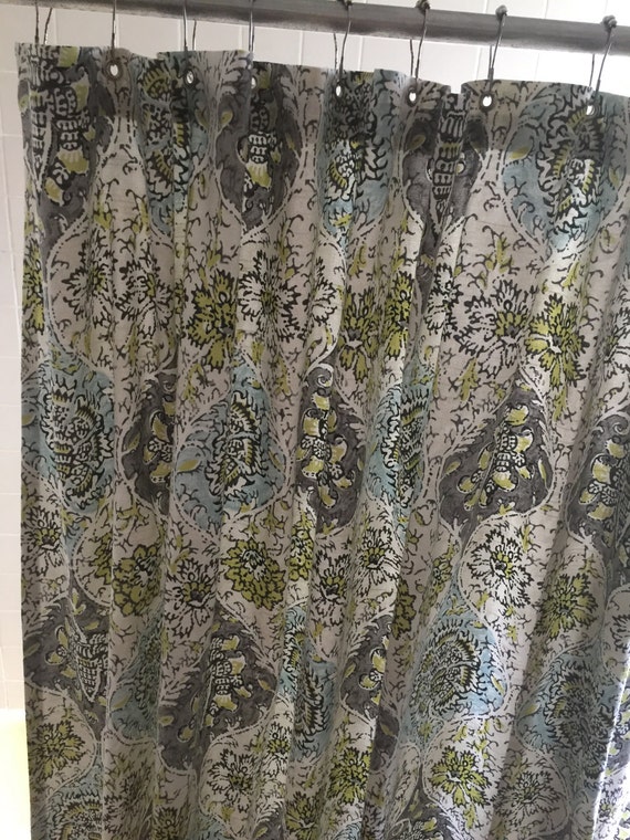 Waverly Designer Fabric Handmade Fabric Extra Wide Shower Etsy