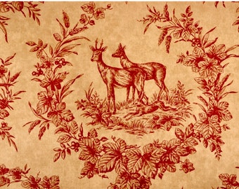 Toile Table Runner | Christmas Table runner | Red Table runner | FrenchCountry Runner