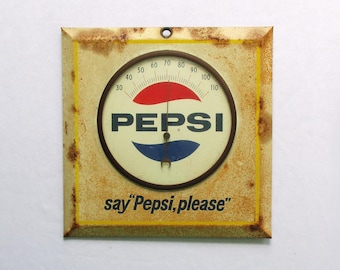 Vintage Original Marked 1967 M-165 Pepsi 