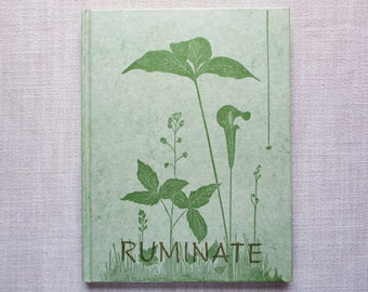 Ruminate Gwen Frostic Block Prints & Thoughts Hardcover Poetry Book Excellent