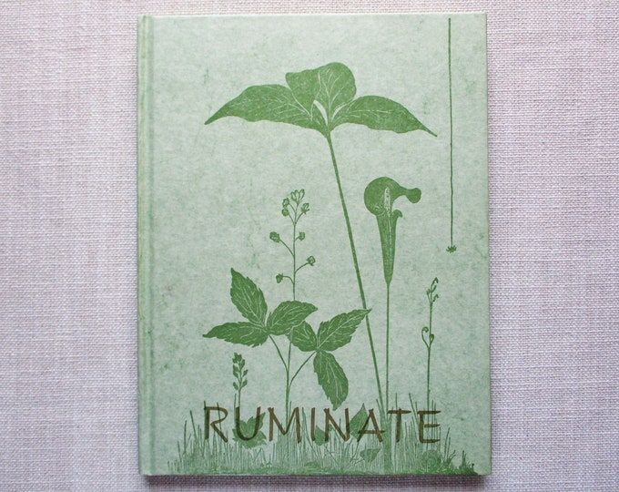 Ruminate Gwen Frostic Block Prints & Thoughts Hardcover Poetry Book
