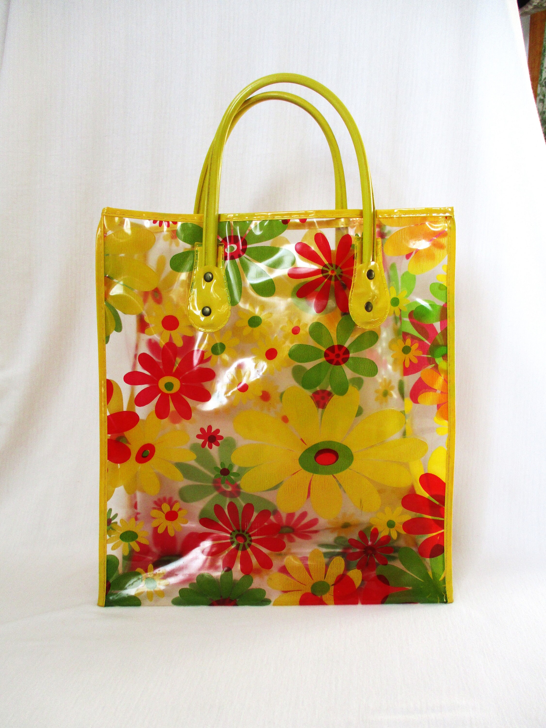 Vintage Goods - Gifts - Clear Vinyl Bags - Floral Items