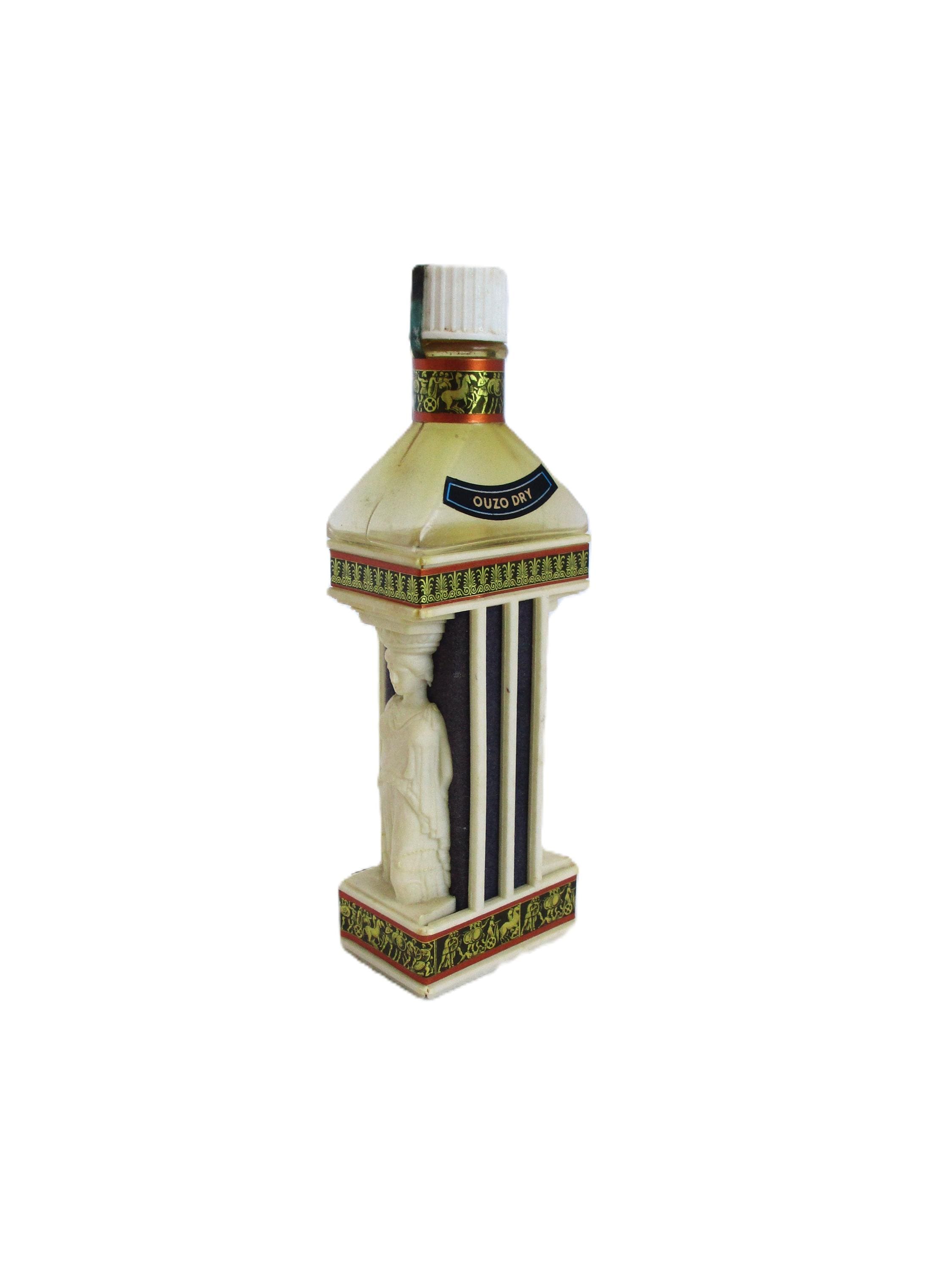 Vintage Ouzo Bottle Greek Revival Miniature Liquor Bottle - Etsy