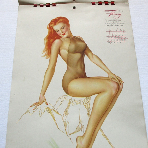 Pinup Calendar Etsy