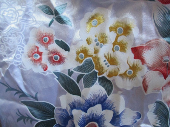 Satin Kimono Robe 1990's Oriental Brand NOS Vinta… - image 3