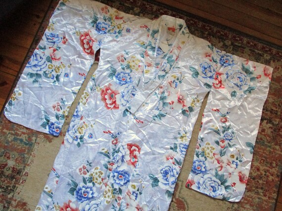 Satin Kimono Robe 1990's Oriental Brand NOS Vinta… - image 6