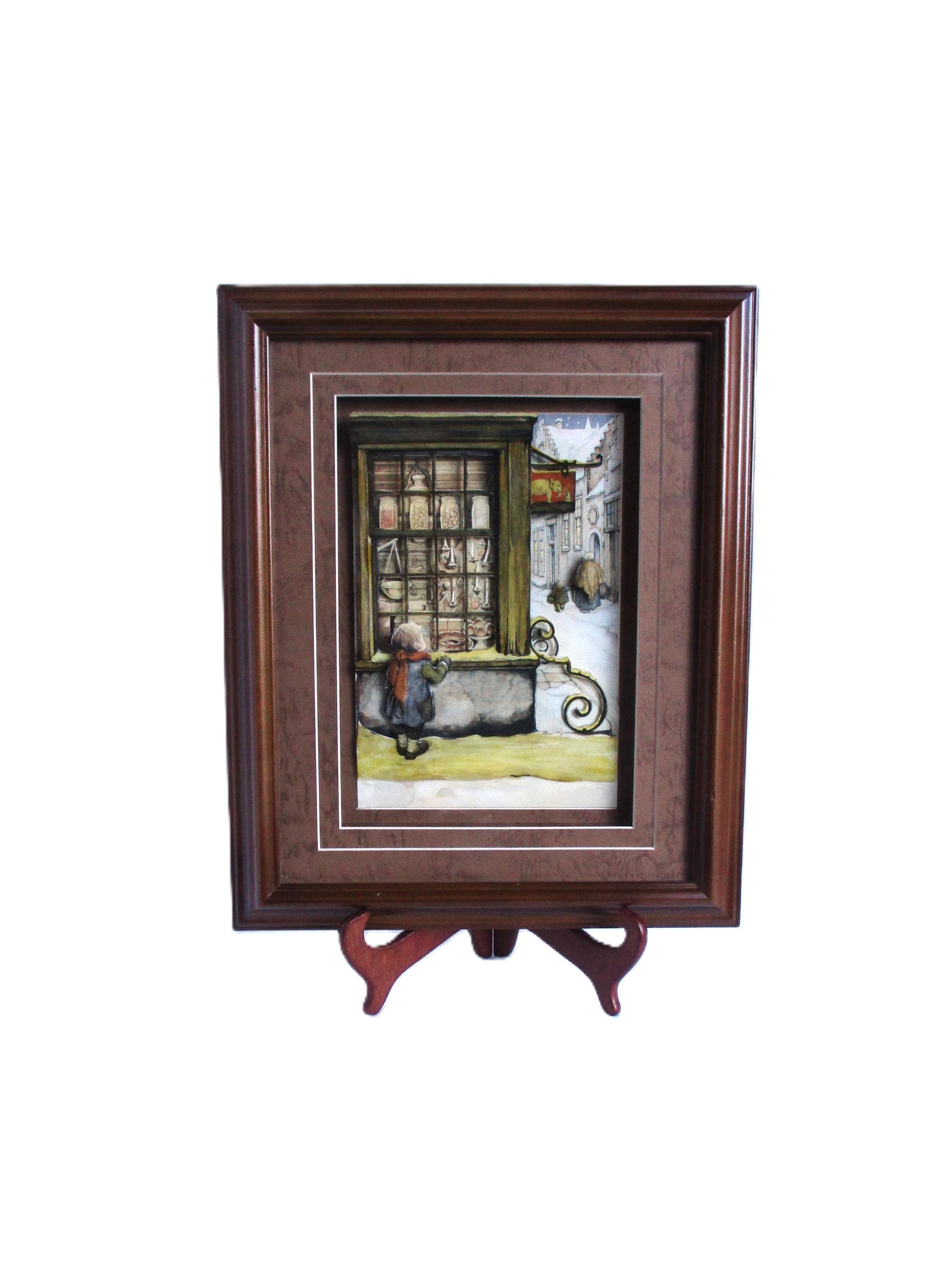 Anton pieck 3d shadow box - Etsy 日本