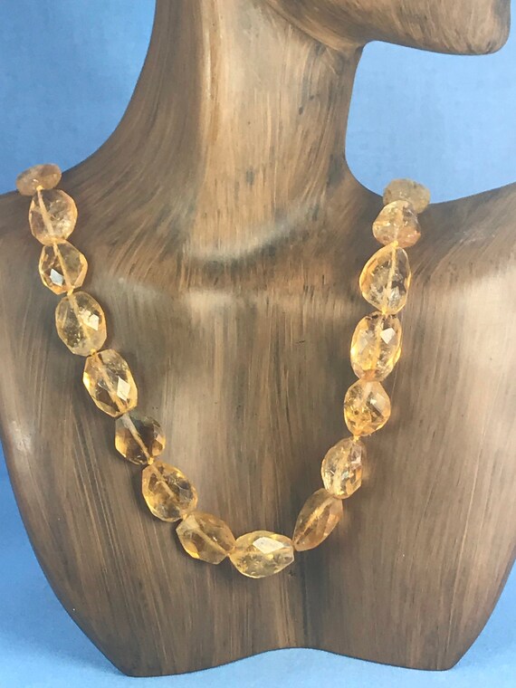 Citrine Necklace with