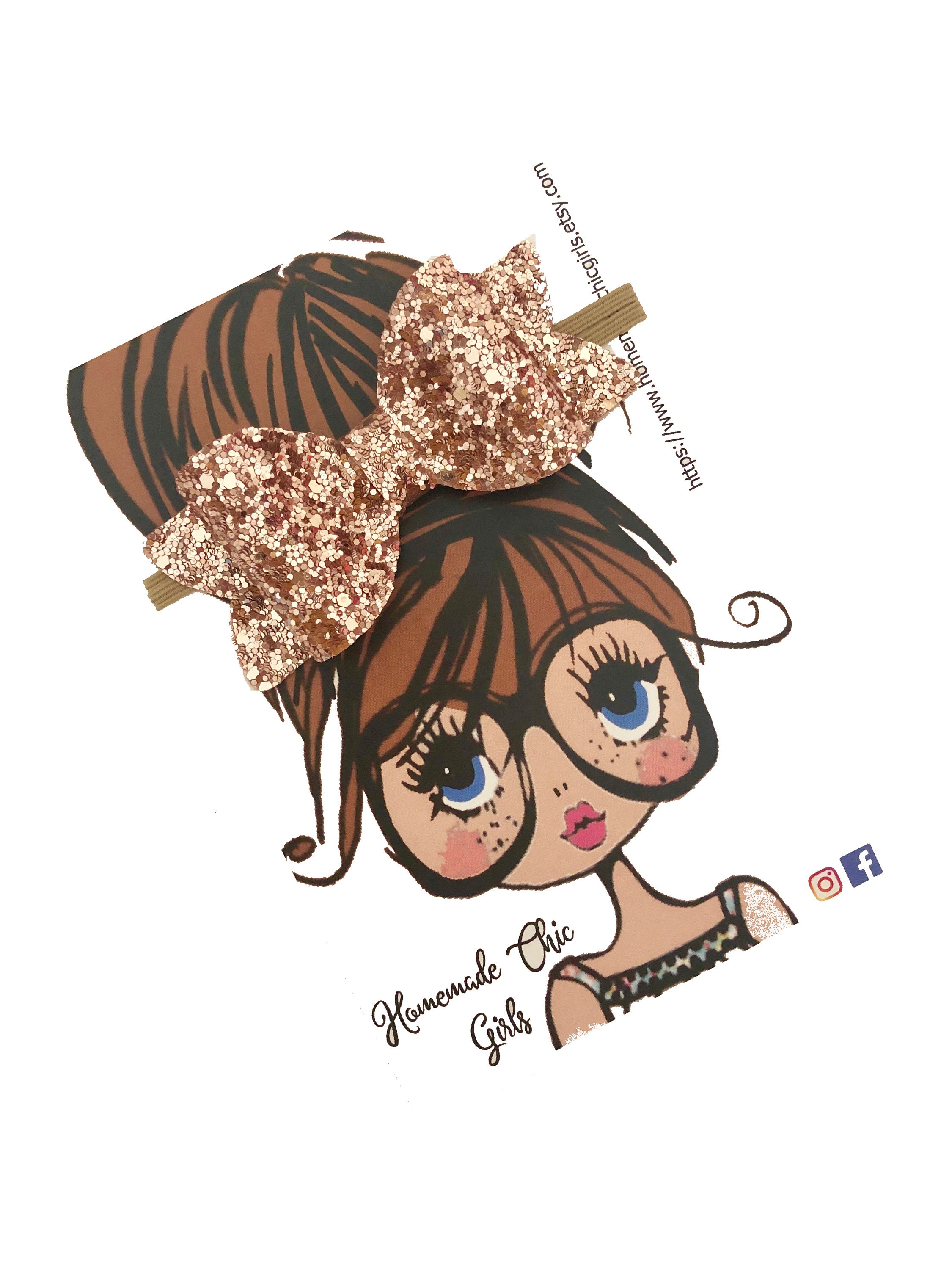 gold glitter headband baby