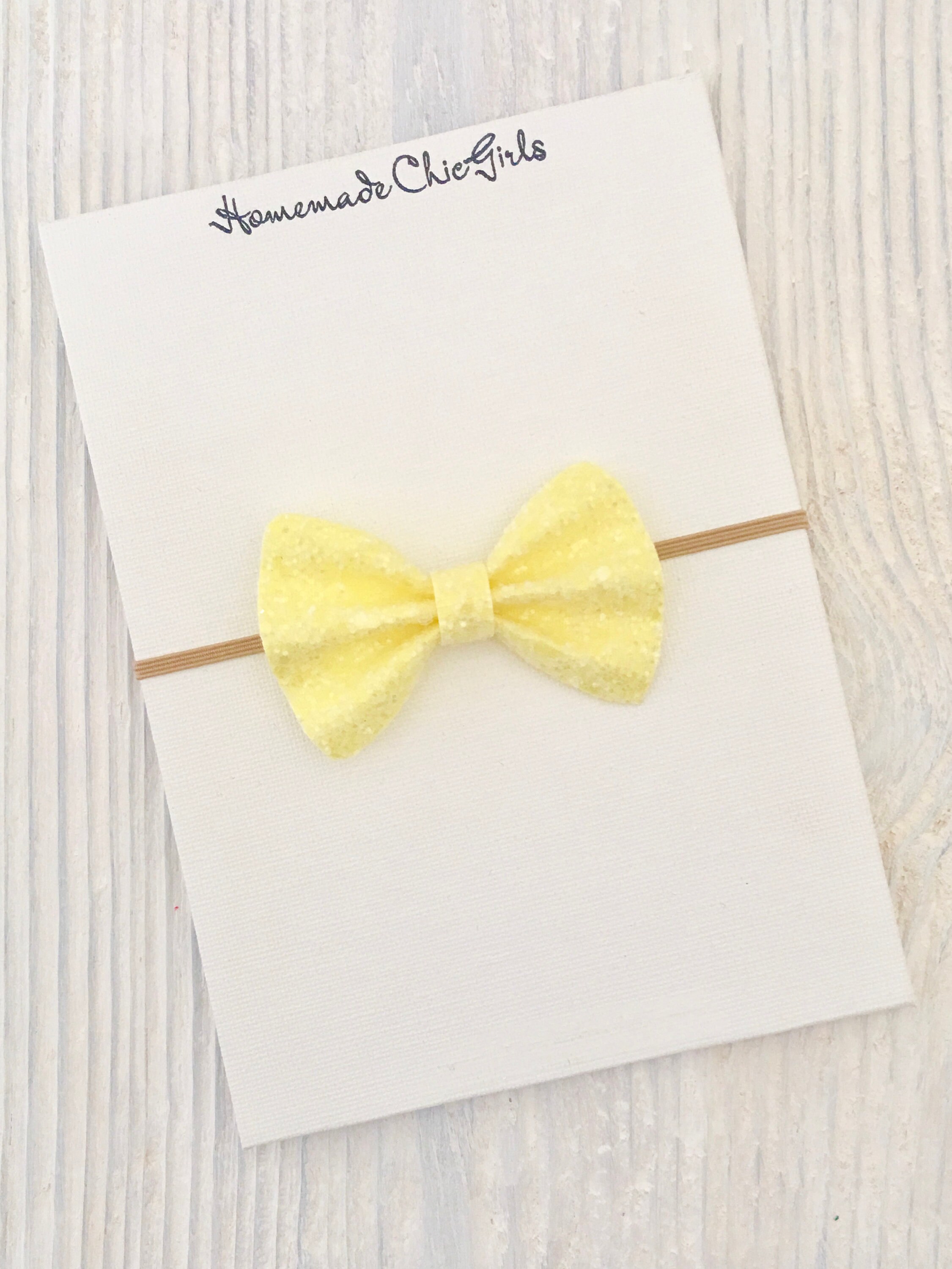 yellow newborn headband